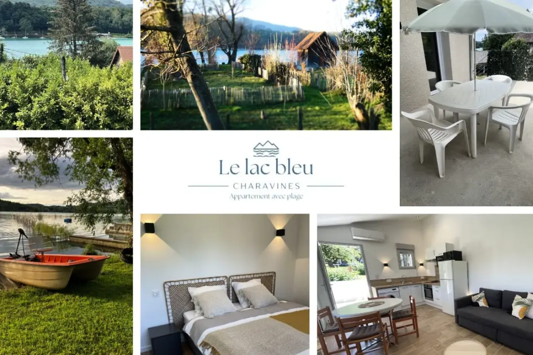 Le Lac Bleu Residence, Private Beach Lake Paladru