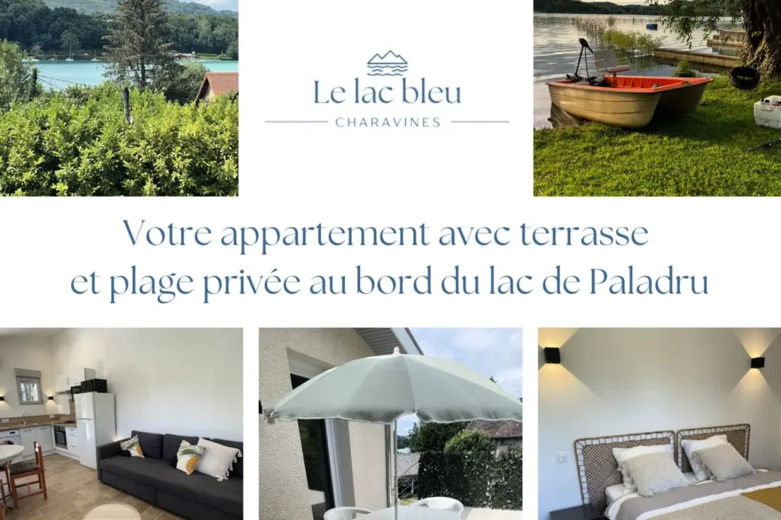 Le Lac Bleu Residence, Private Beach Lake Paladru