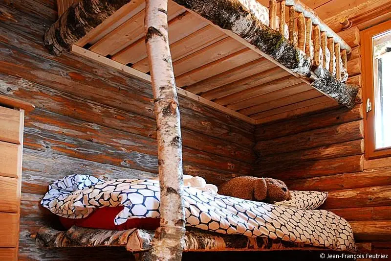 Gîte de France Die Sicherung des Loggers - authentische Kabine 3 Ohren