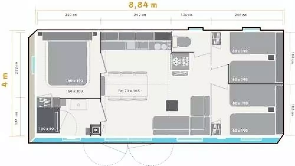 Campingplads Les Sous Bois du Lac