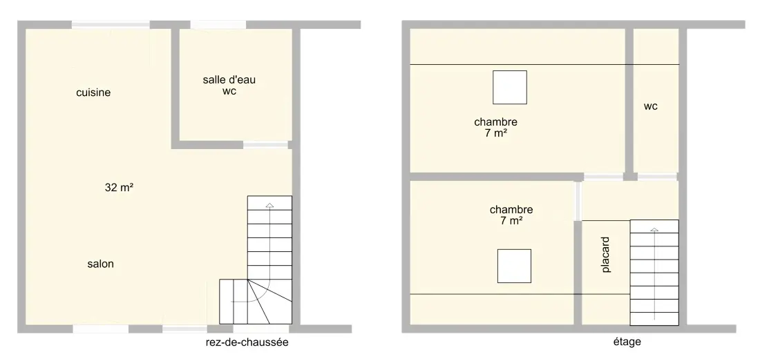 Gîte de France Het kleine huisje 2 oren