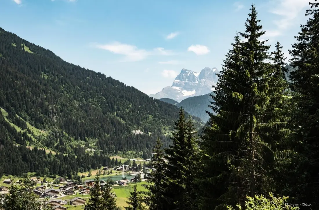 Chalets a Châtelben