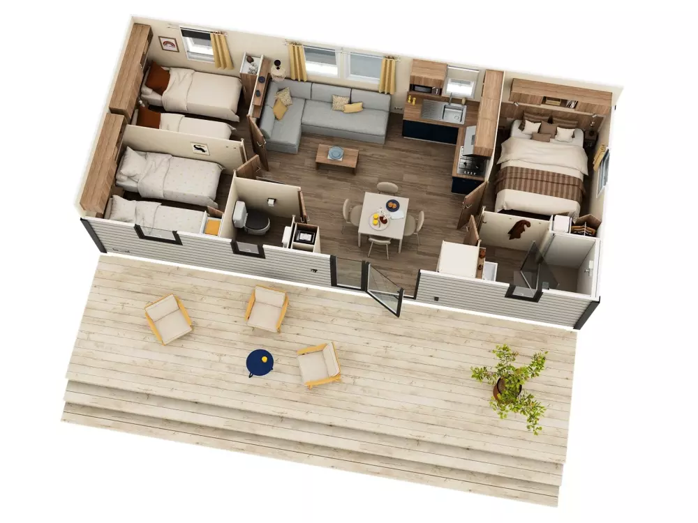 Ushuaïa Villages - Camping au Bois Joli 4 Gwiazdy★★★★