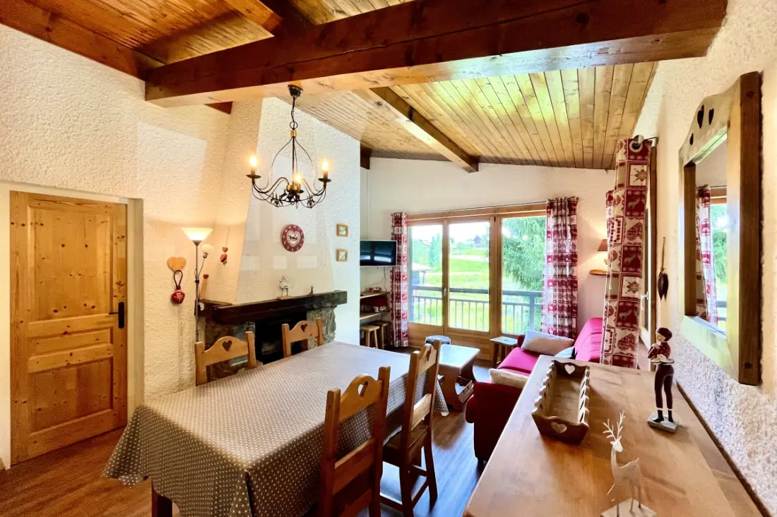 Apartman Skis Aux Pieds A Balcony Combloux
