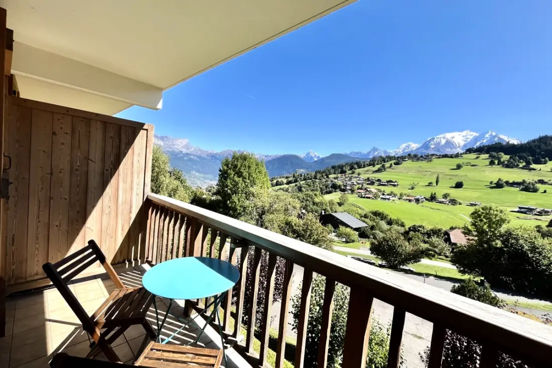 Meleg lakás Mont-blanc nézettel