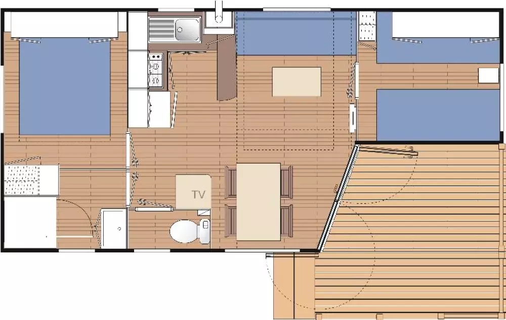 Campsite Sezonova Etang de la Vallée.