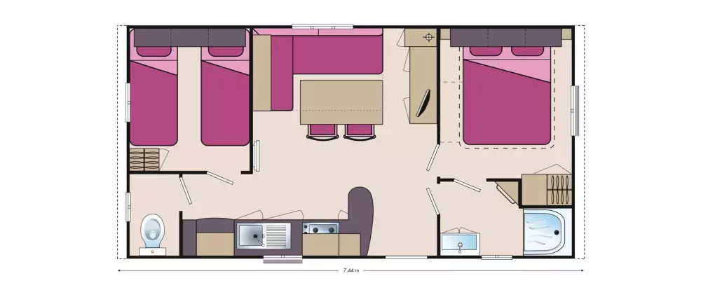 Camping Les Reflets du Quercy 4 Sterne★★★★