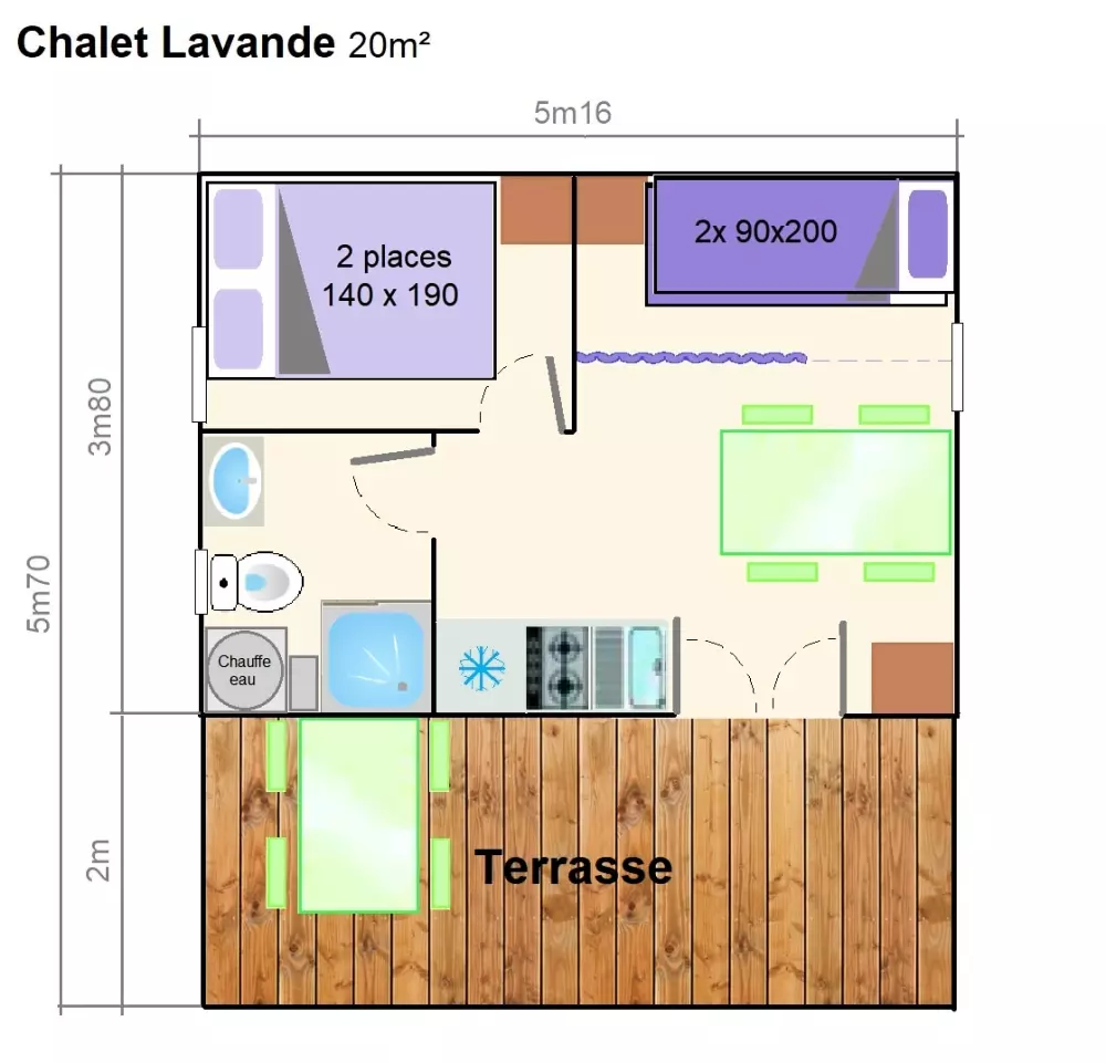 Kemping Les Lavandes3 Gwiazdy★★★