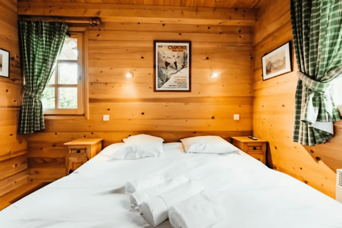Chalet a balkonokkal a fél negyedben