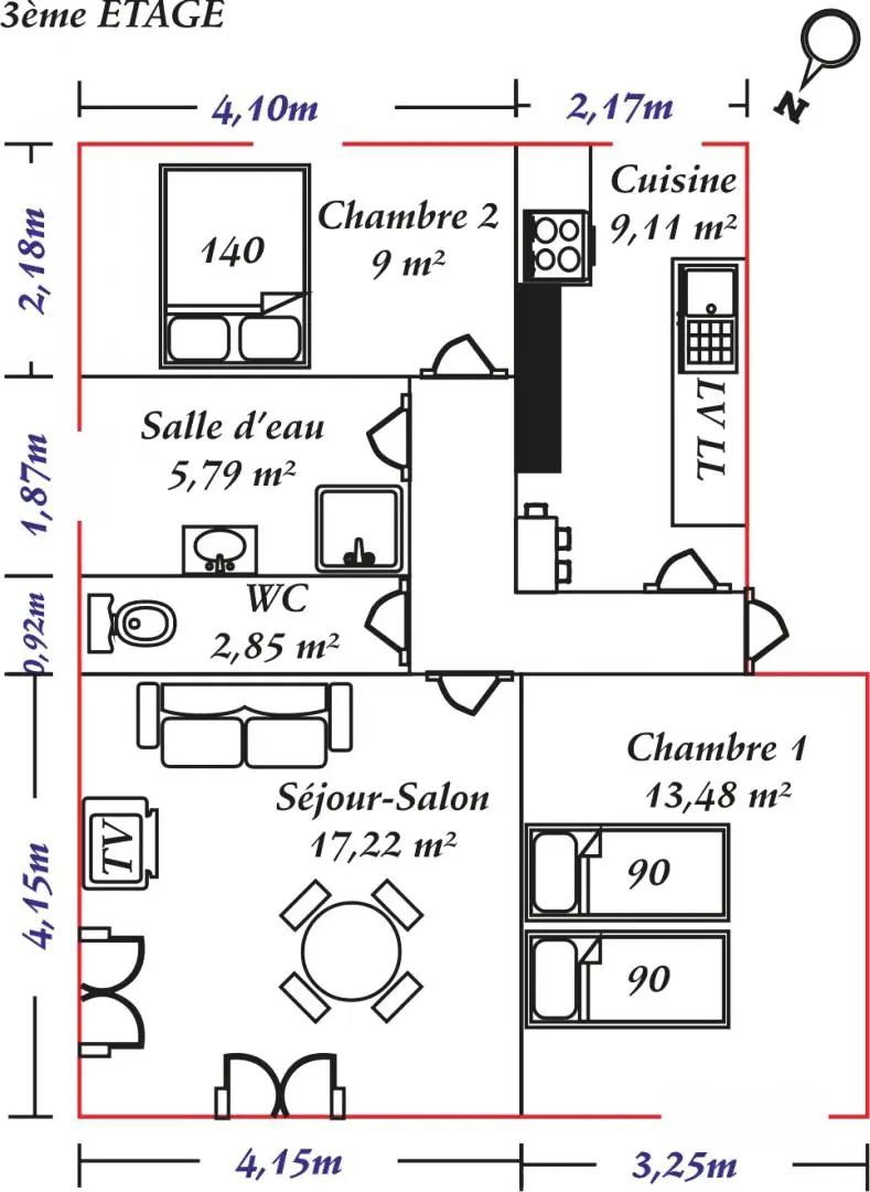 Gîte de France Gîtes de france® - tenger és pier 3 fül