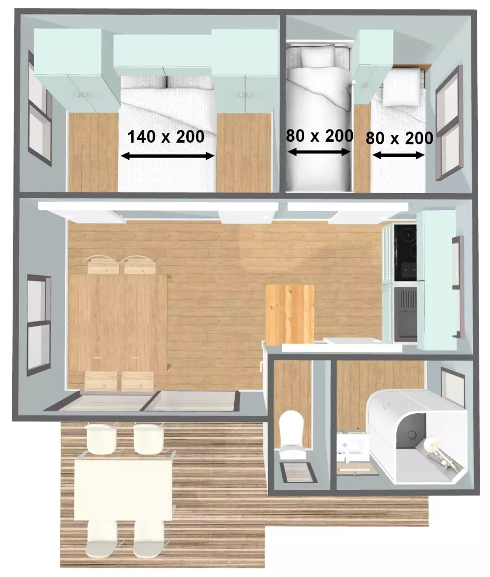 Ushuaïa Villages - Camping l'Oasis 5 Stars★★★★★