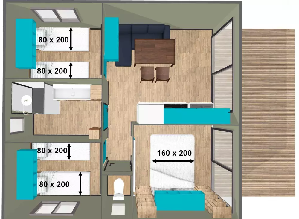 Ushuaïa Villages - Camping l'Oasis 5 Stars★★★★★