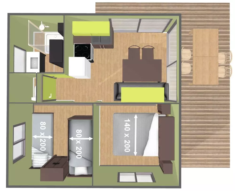 Ushuaïa Villages - Camping l'Oasis 5 Stars★★★★★