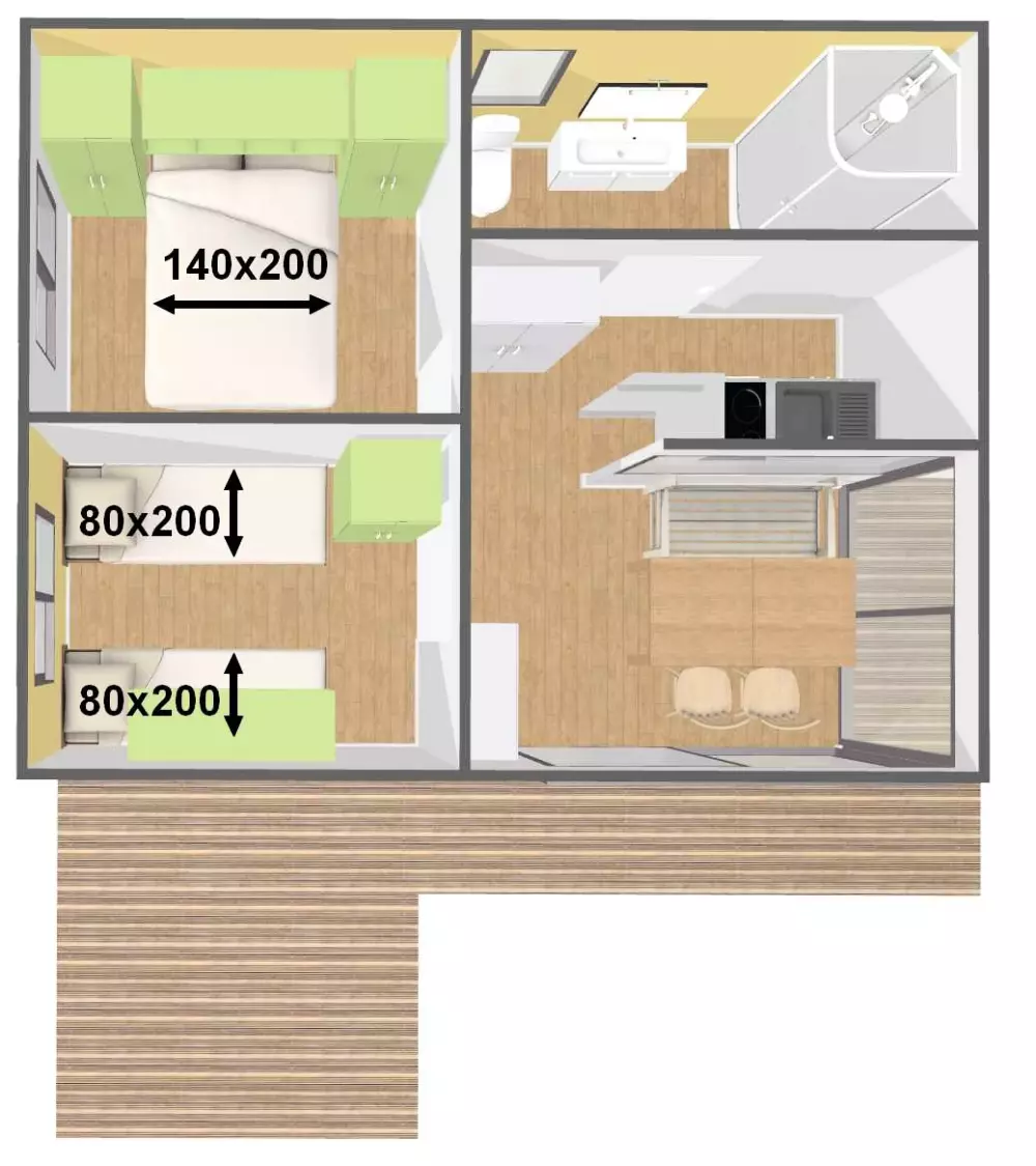 Ushuaïa Villages - Camping l'Oasis 5 Stars★★★★★