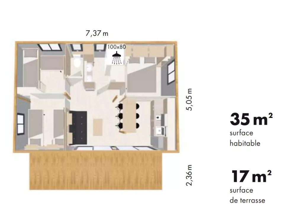 Ushuaïa Villages - Camping l'Oasis 5 Stars★★★★★
