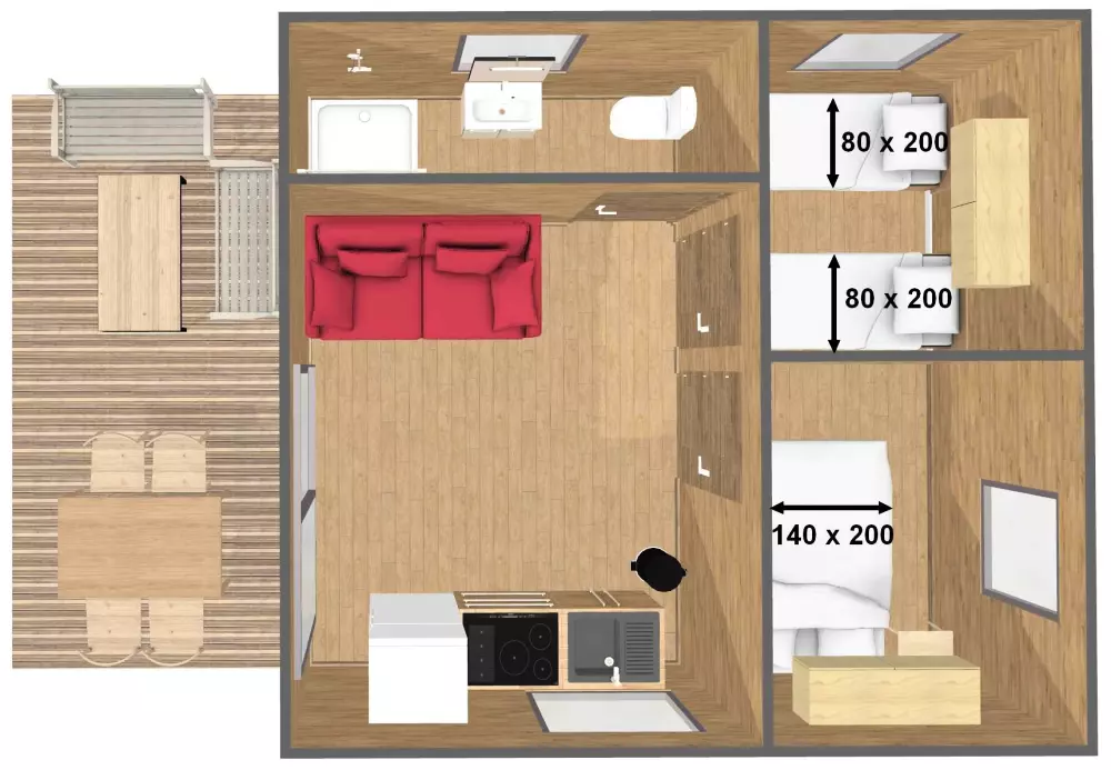 Ushuaïa Villages - Camping l'Oasis 5 Stars★★★★★