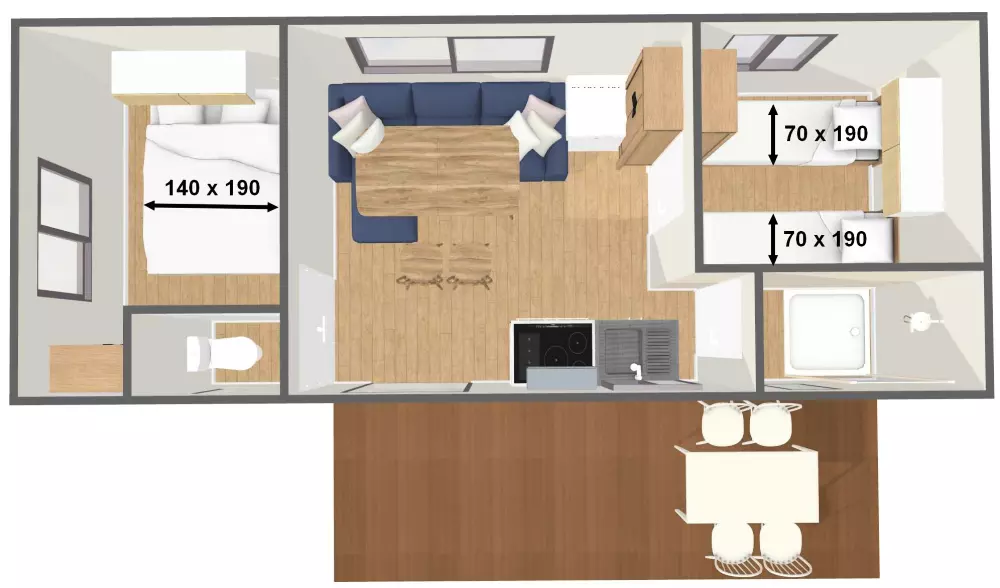 Ushuaïa Villages - Camping l'Oasis 5 Stars★★★★★