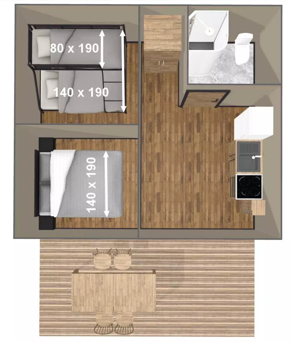 Ushuaïa Villages - Camping l'Oasis 5 Stars★★★★★