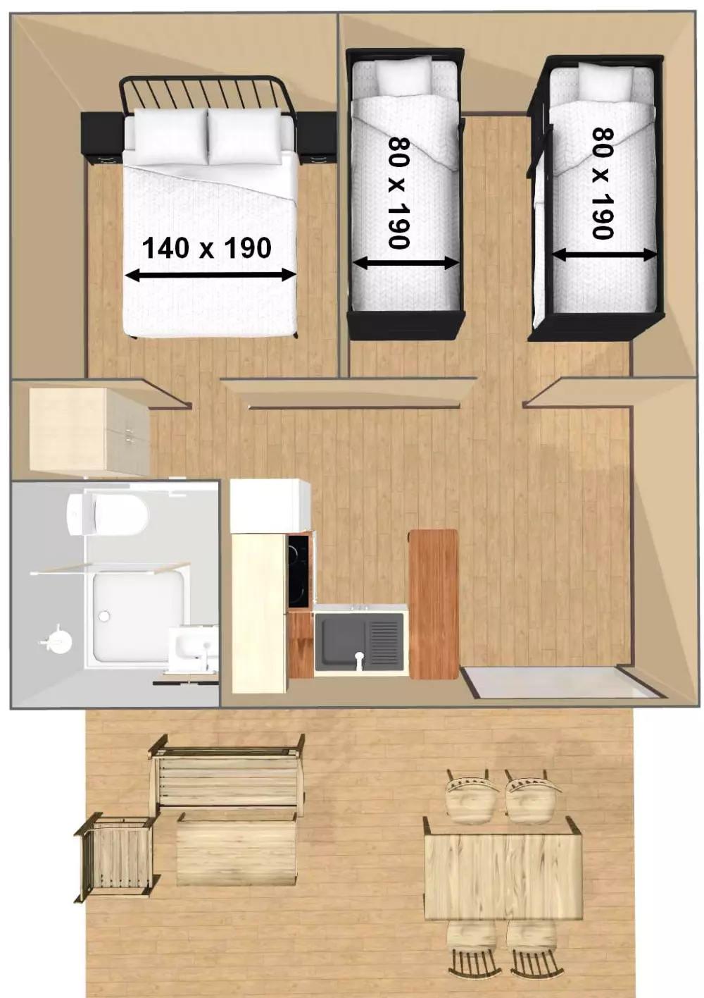 Ushuaïa Villages - Camping l'Oasis 5 Stars★★★★★