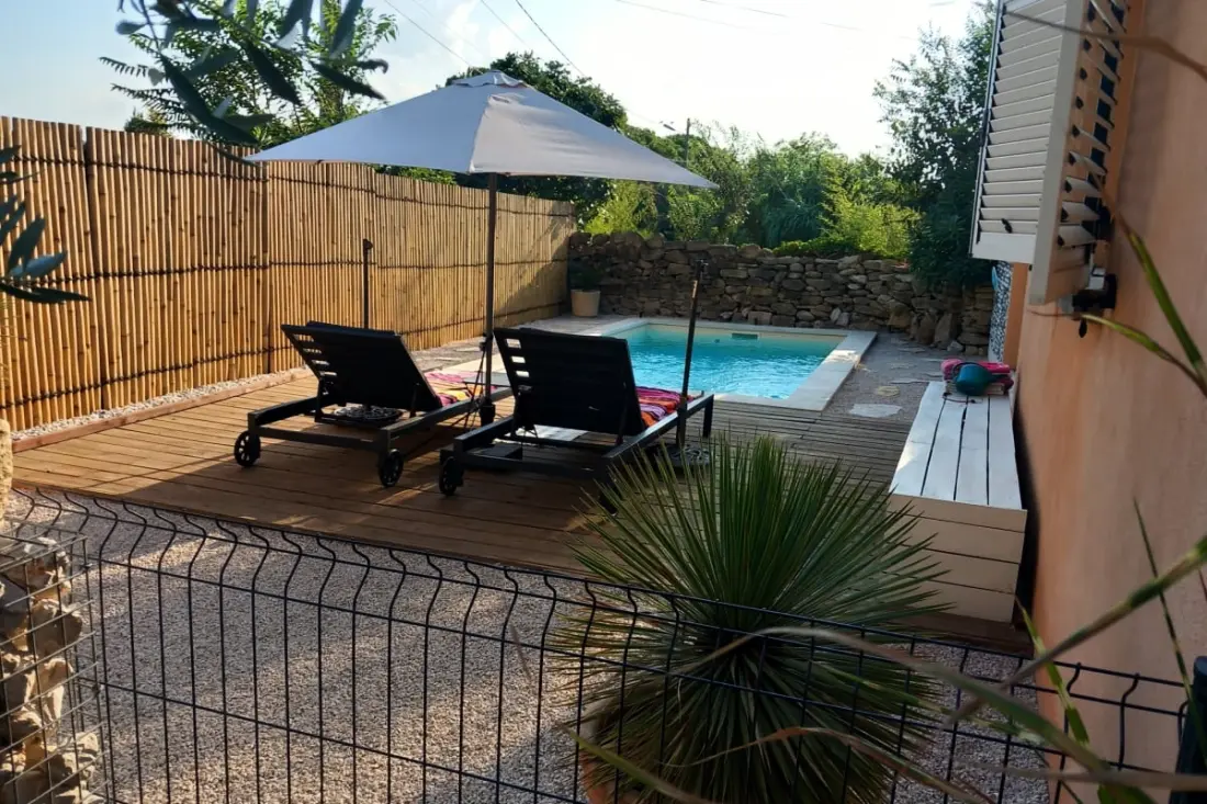 House with Private Pool in Entraigues