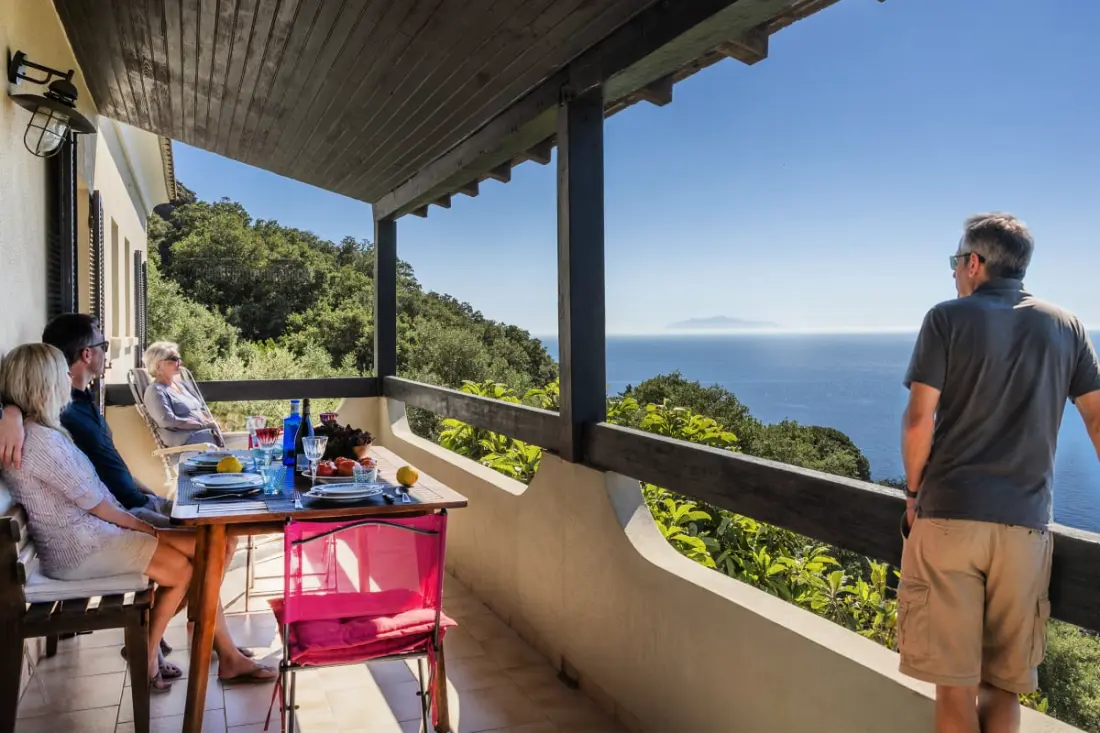Casa Onda Di Luna - Ház Panoramic Sea View Erbalunga
