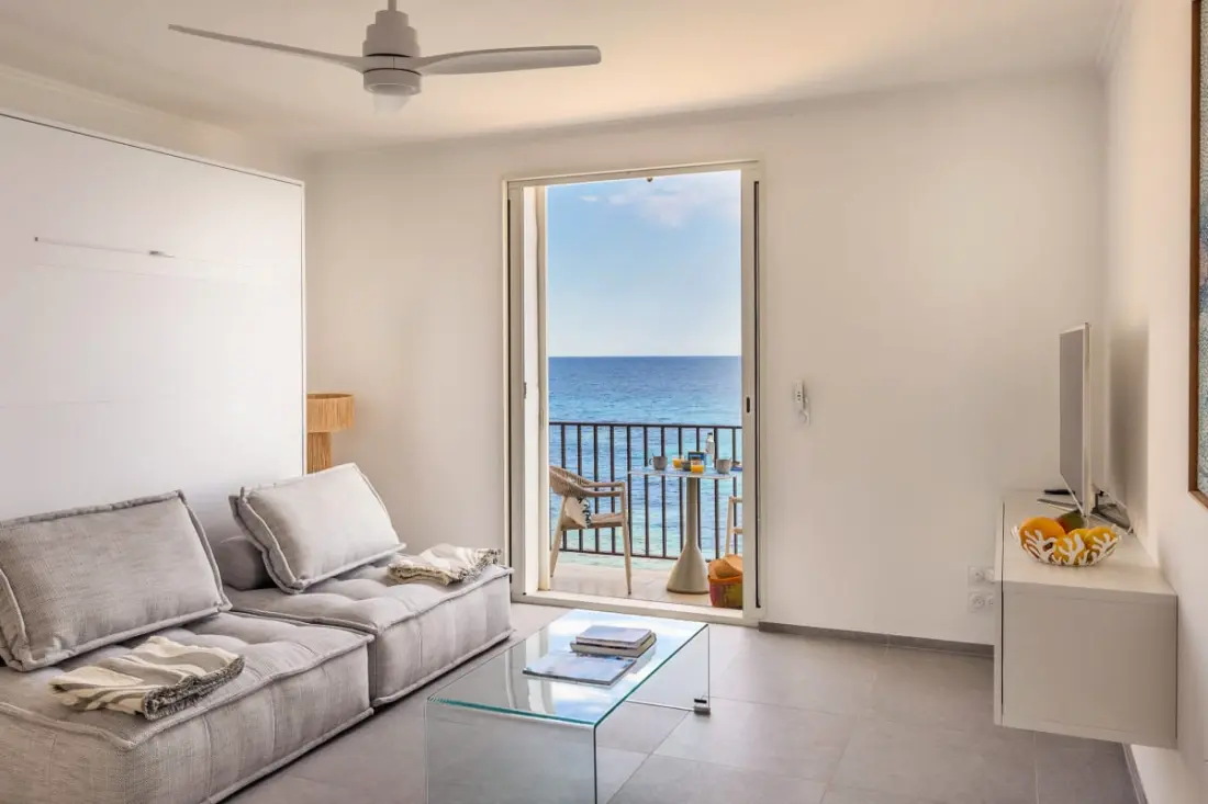 U Mare In Casa - Studio View Sea közvetlen hozzáféréssel az Erbalungában