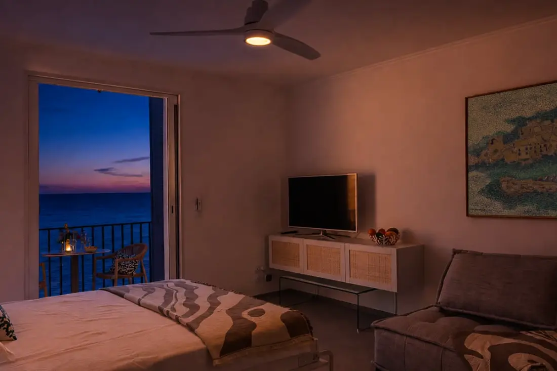 U Mare In Casa - Studio View Sea közvetlen hozzáféréssel az Erbalungában