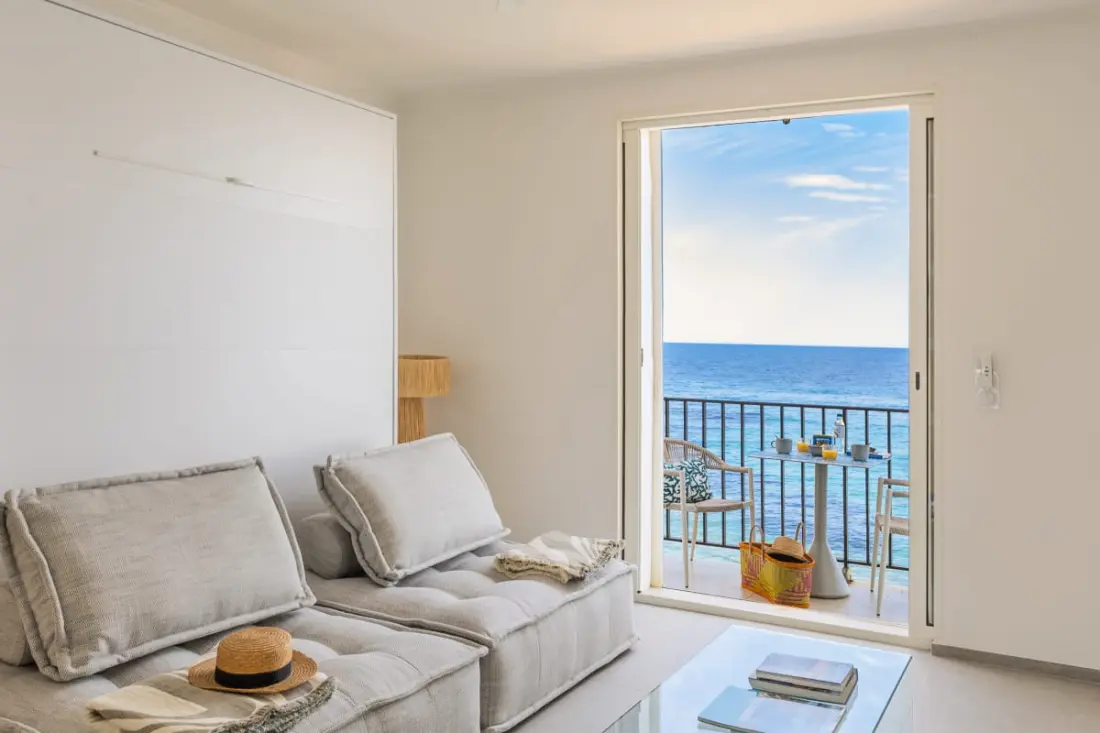 U Mare In Casa - Studio View Sea közvetlen hozzáféréssel az Erbalungában