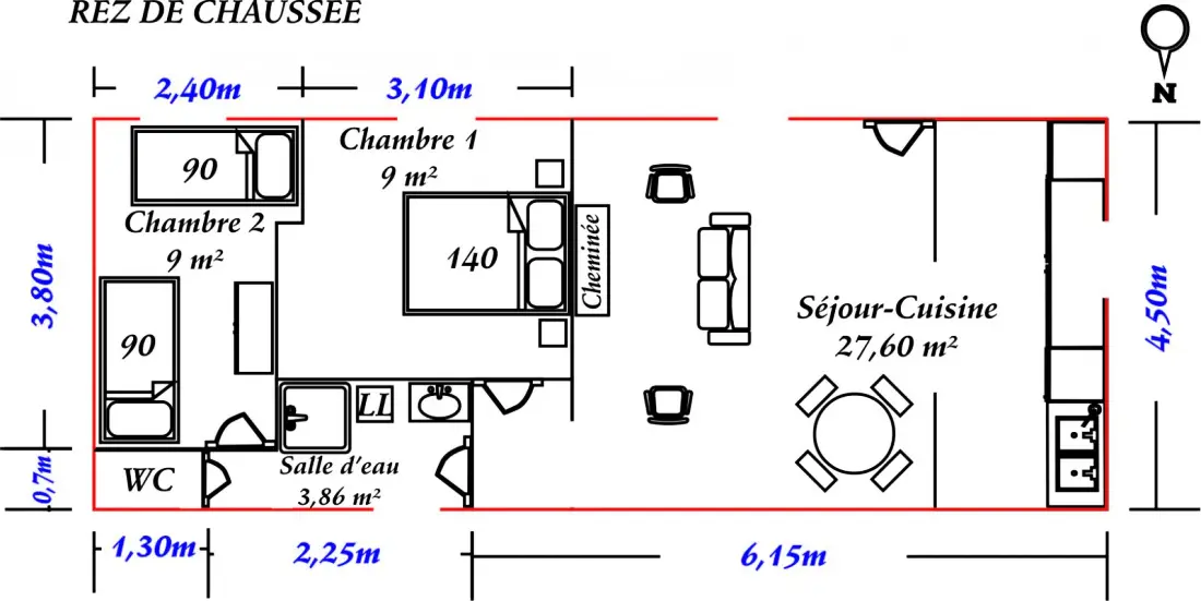 Gîte de France Gîtes de france® - a kis gîte 2 fül