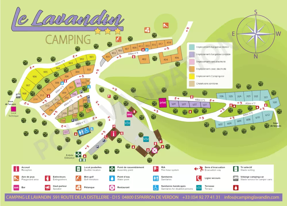 Camping Ushuaia Villages le Lavandin 3 Stars★★★