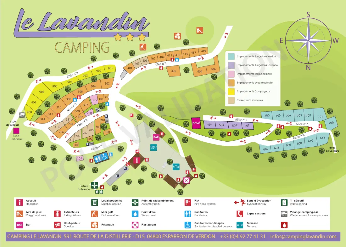 Ushuaia falvak Kemping Le Lavandin 3 Csillagok★★★