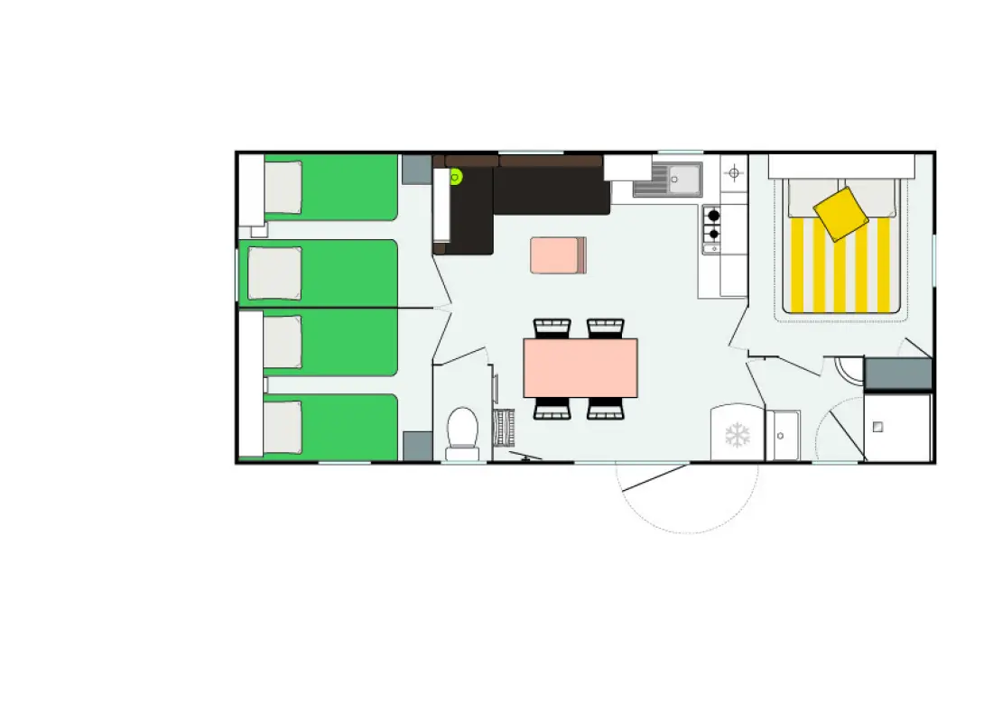 Camping L'Aiguille Creuse4 Sterren★★★★