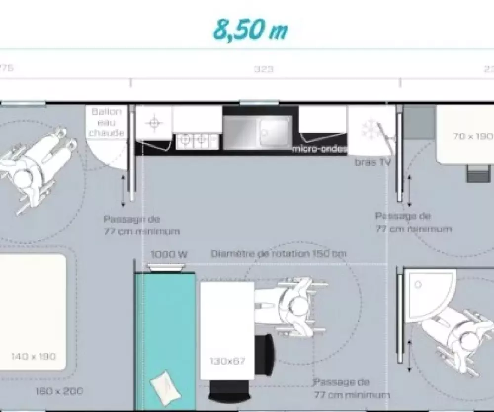 Campsite L'Aiguille Creuse4 Stars★★★★