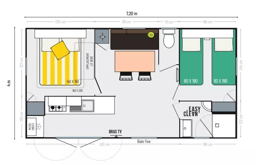 Campsite L'Aiguille Creuse4 Stars★★★★