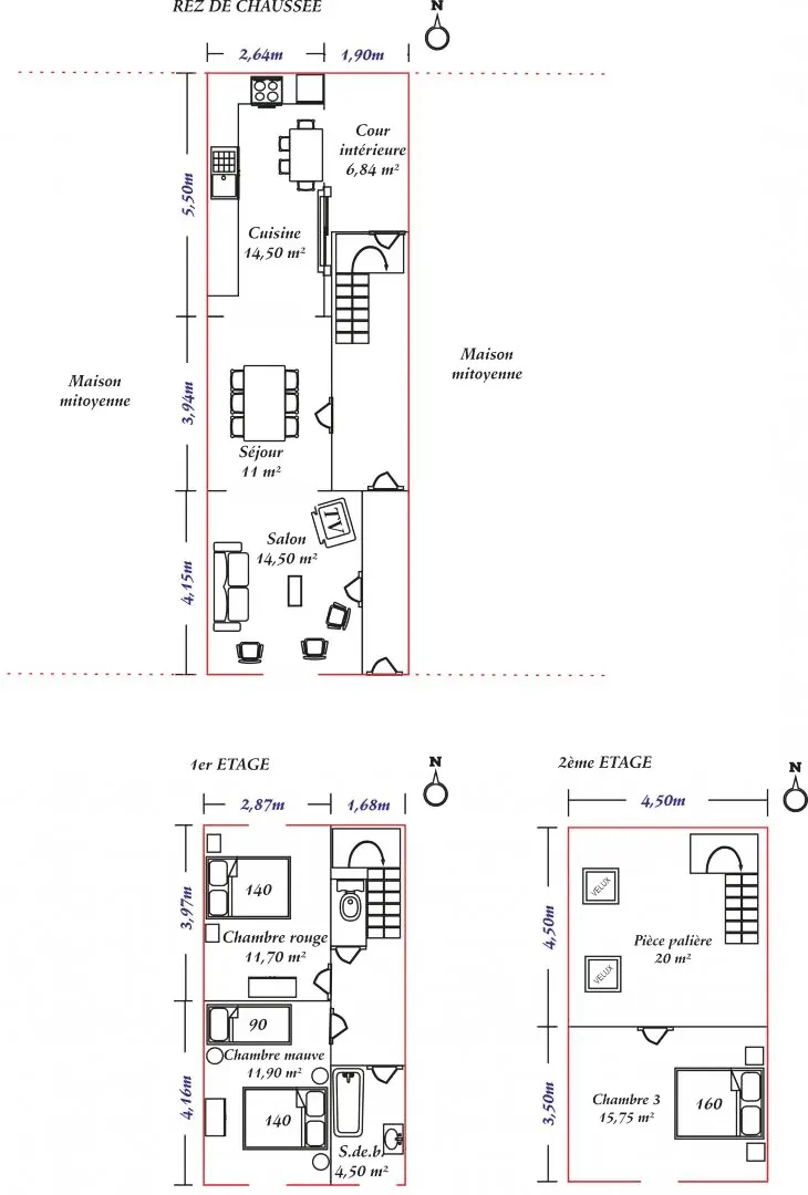 Gîte de France Gîtes de france® - neshama 2mn a strandtól és a 3 fülből