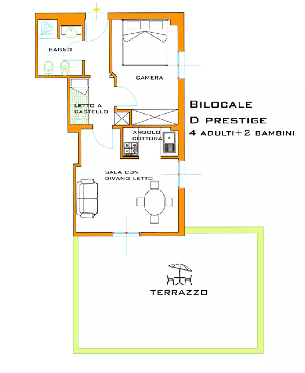Il Villaggio di Giuele - Eurocamping Calvisio 3 Sterne★★★