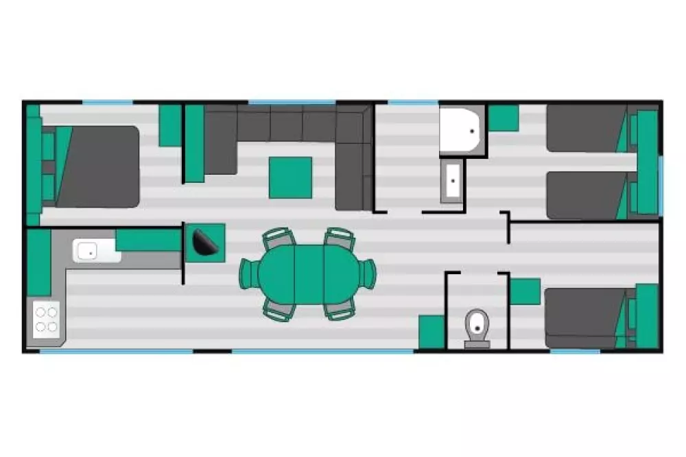 Campingplads Holiday Green Tætning