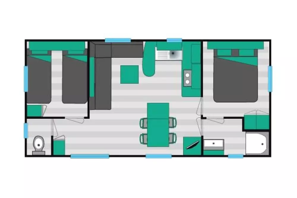 Campingplads Holiday Green Tætning