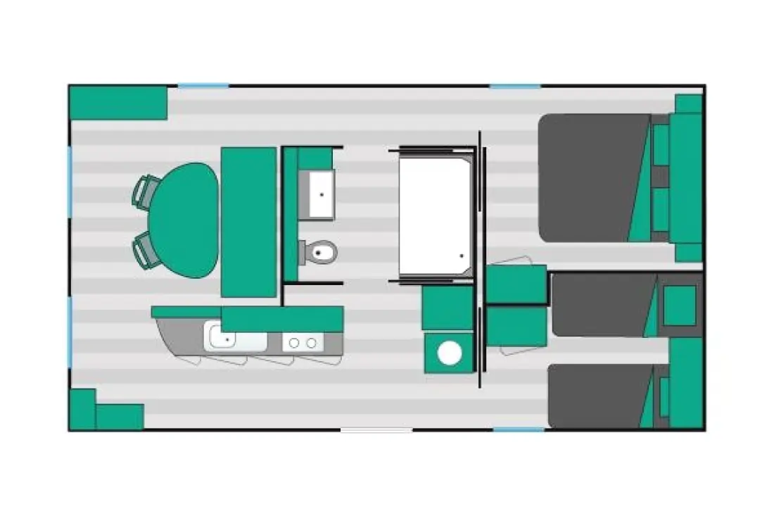 Campingplads Holiday Green Tætning