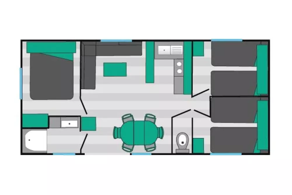 Campingplads Holiday Green Tætning