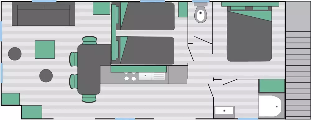 Campingplads Holiday Green Tætning