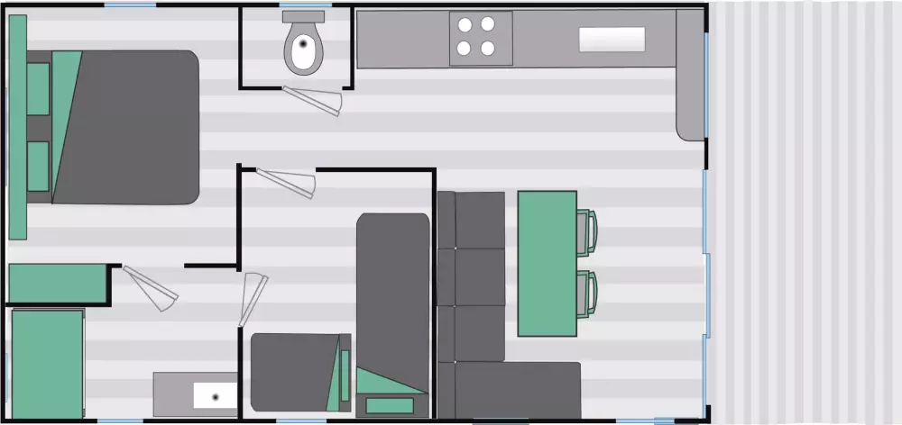 Campingplads Holiday Green Tætning