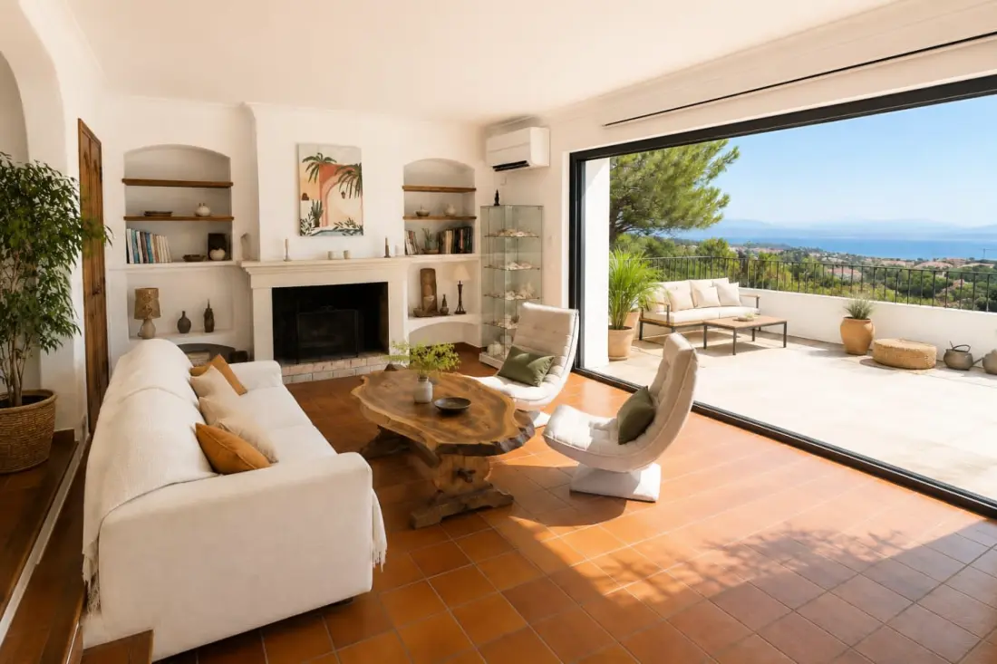 Villa Sea View és úszómedence St-aygulfban