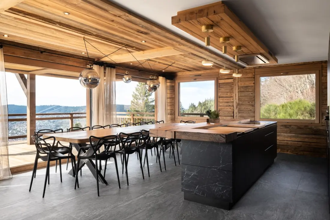 Alta Rocca, Chalet 14 Pers. in Gérardmer – úszómedence, Jacuzzi, Szauna
