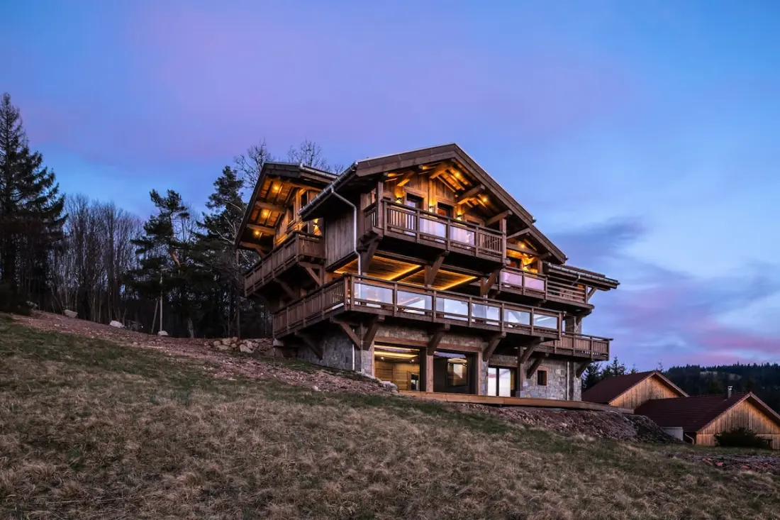 Alta Rocca, Chalet 14 Pers. in Gérardmer – úszómedence, Jacuzzi, Szauna