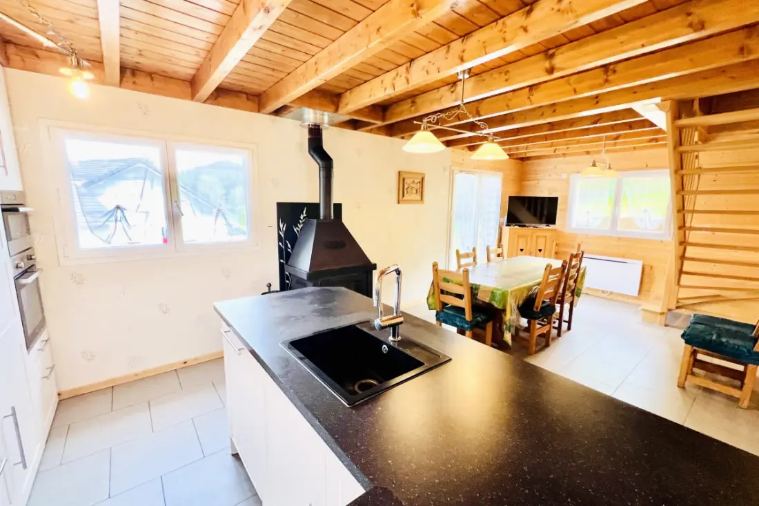 Chalet a kertben és teraszban Gérardmerben