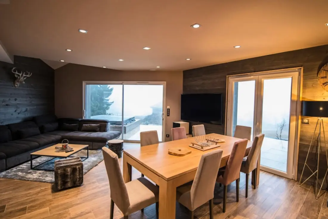 Chalet Horizon, Chalet 11 Pers. in Gérardmer – Szauna, Jacuzzi