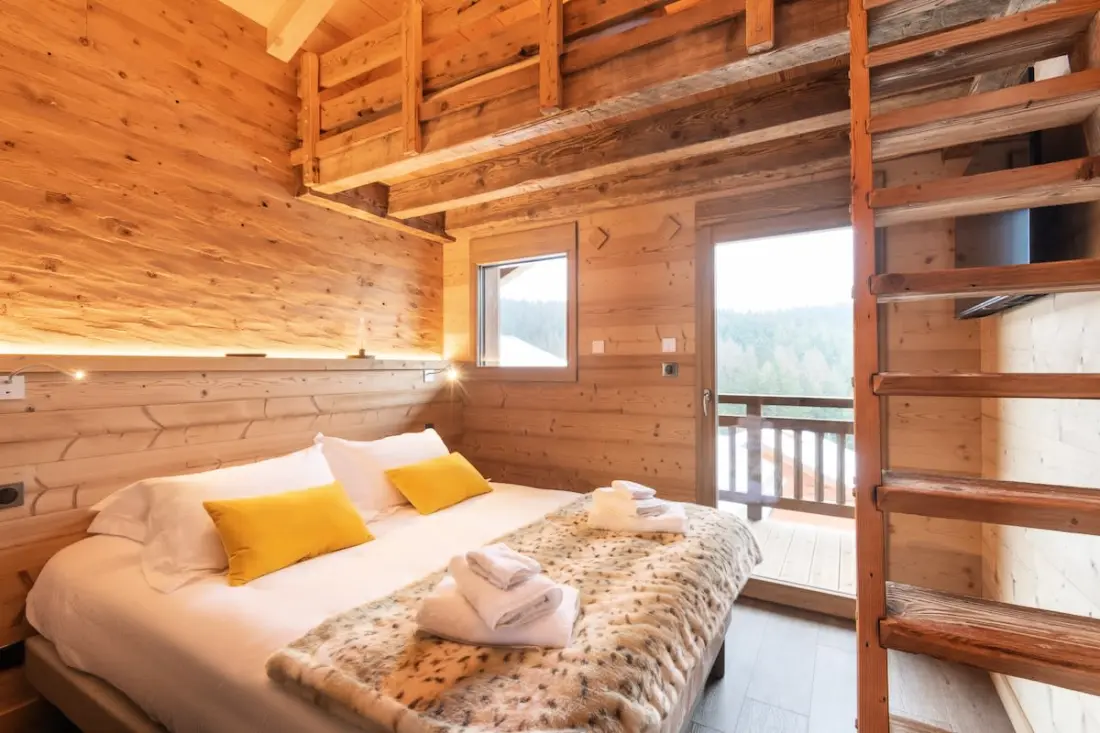 Ó Chalet Zen Altitude – Prestige Chalet Jacuzzival, Szaunával