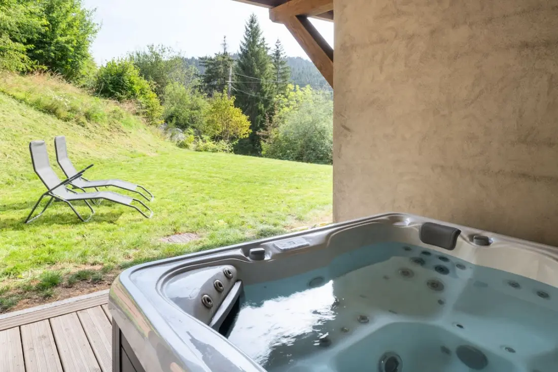 Ó Chalet Zen Altitude – Prestige Chalet Jacuzzival, Szaunával