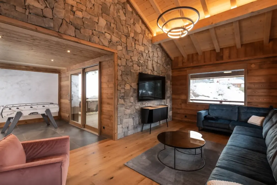 Ó Chalet Zen Altitude – Prestige Chalet Jacuzzival, Szaunával